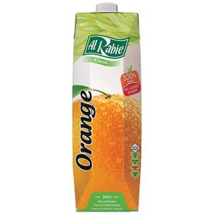 Al Rabie Orange Juice Sugar Free 8x1000ml