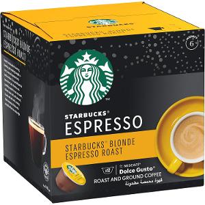Starbucks Blonde Espresso Dolce Gusto Roast Coffee 12 Capsule/pk
