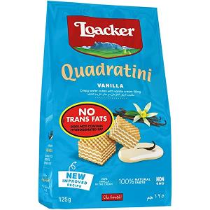 Loacker Quadratini  Vanillia Bag 125g