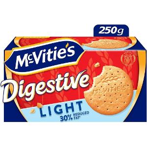 McVitie's digestive Light Wheat Biscuits 250g McVitie's digestive Light Wheat Biscuits 250g