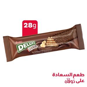 ULKER Deluxe Milk Chocolate Wafers With Hazelnut Cream 24 x 28g