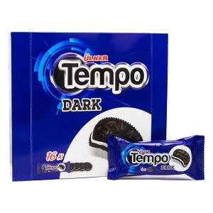 ULKER Tempo Dark Cocoa Biscuits With Vanilla Cream 16 x 36g