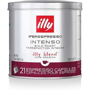 illy Iperespresso Dark Roast Intenso Coffee 21 Capsule, 140.7g (Only Compatible With illy Machine)
