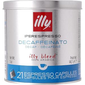 illy Iperespresso Decaffeinated Medium Roast 21 Capsule , 140.7g (Only Compatible With illy Machine)