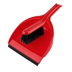 Spotzero Hand Dustpan with Brush Made in Italy - Red Spotzero Hand Dustpan with Brush Made in Italy - Red