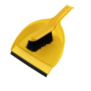 Spotzero Hand Dustpan with Brush Made in Italy - Yellow Spotzero Hand Dustpan with Brush Made in Italy - Yellow