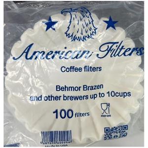 American coffee Filters Up To 10 Cups Pk/100 Filters