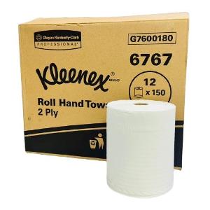 Kleenex Hand Towel 6767 2ply 12 Rolls x 150m Kleenex Hand Towel 6767 2ply 12 Rolls x 150m