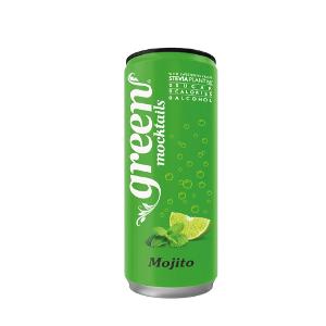 Green Mocktails Mojito No Sugar 330ml 6/can Green Mocktails Mojito No Sugar 330ml 6/can
