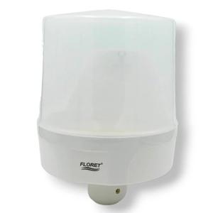 Floret Manual Central Pull Maxi Roll Tissue Dispenser Round Shape White Floret Manual Central Pull Maxi Roll Tissue Dispenser Round Shape White