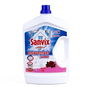 Sanvix Disinfectant and Cleaner Rose 3 Liter Sanvix Disinfectant and Cleaner Rose 3 Liter