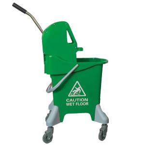 Swingtop Mop Bucket with Deluxe Wringer 25L Green Swingtop Mop Bucket with Deluxe Wringer 25L Green