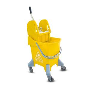 Swingtop Mop Bucket with Deluxe Wringer 25L Yellow Swingtop Mop Bucket with Deluxe Wringer 25L Yellow