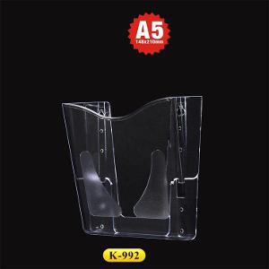 Wall Mounted A5 size single-clear Literature Holder Wall Mounted A5 size single-clear Literature Holder