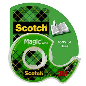 3M Scotch magic tape w/ dispenser, 1/2" x 450" 3M Scotch magic tape w/ dispenser, 1/2" x 450"
