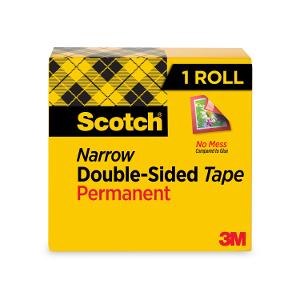 3M Scotch double sided tape, 1/2" x 36 yards 3M Scotch double sided tape, 1/2" x 36 yards