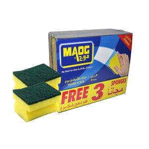 Maog Sponge Scrub 6+3 pcs free