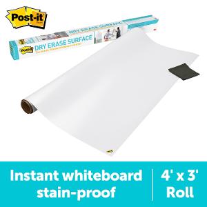 Post-IT Dry Erase Surface white Size 1.21m x 91.4cm-13002823 Post-IT Dry Erase Surface white Size 1.21m x 91.4cm-13002823