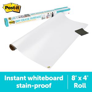 Post-iT Dry Erase Surface White Size 2.43m x 1.21m Post-iT Dry Erase Surface White Size 2.43m x 1.21m