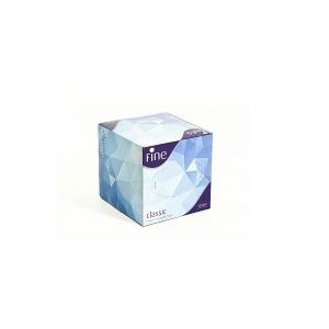 Fine Facial Tissue Cube Pack of 75 sheet 2 Ply