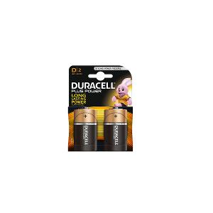 Duracell PLUS Power Battery D2 2/Pk