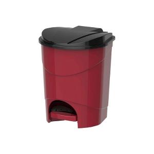 Waste Bin With Step-On Cover 10 Liters