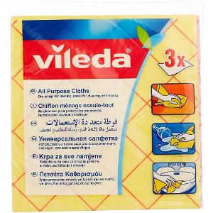 Vileda All Purpose Cleaning Cloths, 4+2 Pcs/Pk Vileda All Purpose Cleaning Cloths, 4+2 Pcs/Pk