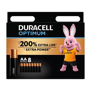 Duracell Optimum Alkaline Battery 1.5V AA 8/Pack Duracell Optimum Alkaline Battery 1.5V AA 8/Pack