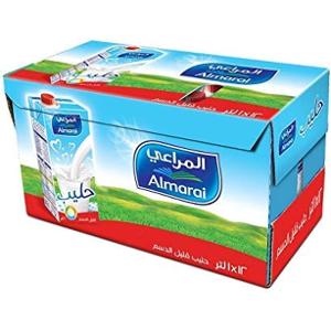 Almarai Milk 1 Liter (12 Bottles/Pack) - Low Fat Almarai Milk 1 Liter (12 Bottles/Pack) - Low Fat