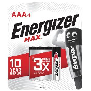 Energizer Max Battery 1.5V Long Lasting AAA 4/Pack Energizer Max Battery 1.5V Long Lasting AAA 4/Pack