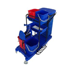 Cleaning Trolley Multi Function Janitor With Squeezer 132 x 75 x 110 cm Cleaning Trolley Multi Function Janitor With Squeezer 132 x 75 x 110 cm