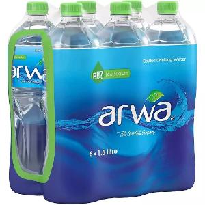 Arwa Water 1.5 Liter Box of 6