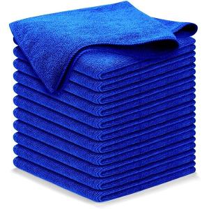 Microfiber Cleaning Cloth 40 x 40cm Pack Of 12 Blue Microfiber Cleaning Cloth 40 x 40cm Pack Of 12 Blue