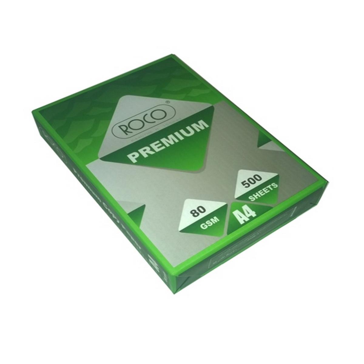 Roco A4 Premium Copy Paper 500 per Sheet | White - A4 | Copy Paper ...