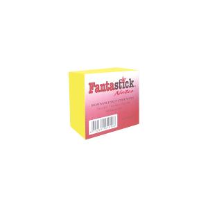 Fantastick stick note cube, 3X3 inch- 1 color