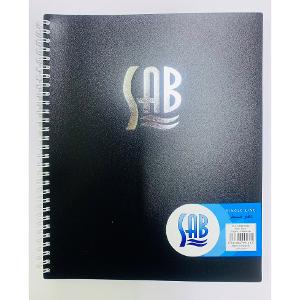SAB Spiral Notebook 70g 100 Sheets Size 10x8 Inch Assorted Colors