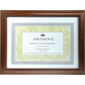 Certificate Frame, A4/Letter Size Polystyrene Frame, Walnut Certificate Frame, A4/Letter Size Polystyrene Frame, Walnut