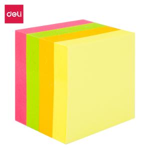 Deli Ultra Bright Neon Sticky Note 100 Sheets Size (2"x2") 51mm x 51mm 4/Pack A03303 Deli Ultra Bright Neon Sticky Note 100 Sheets Size (2"x2") 51mm x 51mm 4/Pack A03303
