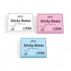 DEC Lined Notes pastel yellow、pink、green、bl ue、white 75*100mm ,100sheets(You can choose 2 colors) DEC Lined Notes pastel yellow、pink、green、bl ue、white 75*100mm ,100sheets(You can choose 2 colors)