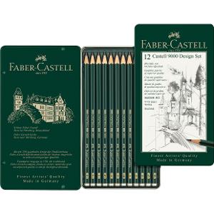 Faber Castell Drawing Pencil Set of 12 Degrees (5B) Faber Castell Drawing Pencil Set of 12 Degrees (5B)