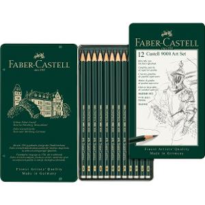 Faber Castell Drawing Pencil Set of 12 Degrees (8B) Faber Castell Drawing Pencil Set of 12 Degrees (8B)