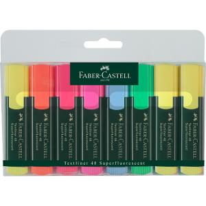 Faber Castell Highlighters, 8/Pack (6 Colors + 2 Yellow) Faber Castell Highlighters, 8/Pack (6 Colors + 2 Yellow)