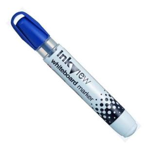 Uni-Ball Inkview Whiteboard Marker Chisel Tip Blue Pack Of 12 Uni-Ball Inkview Whiteboard Marker Chisel Tip Blue Pack Of 12