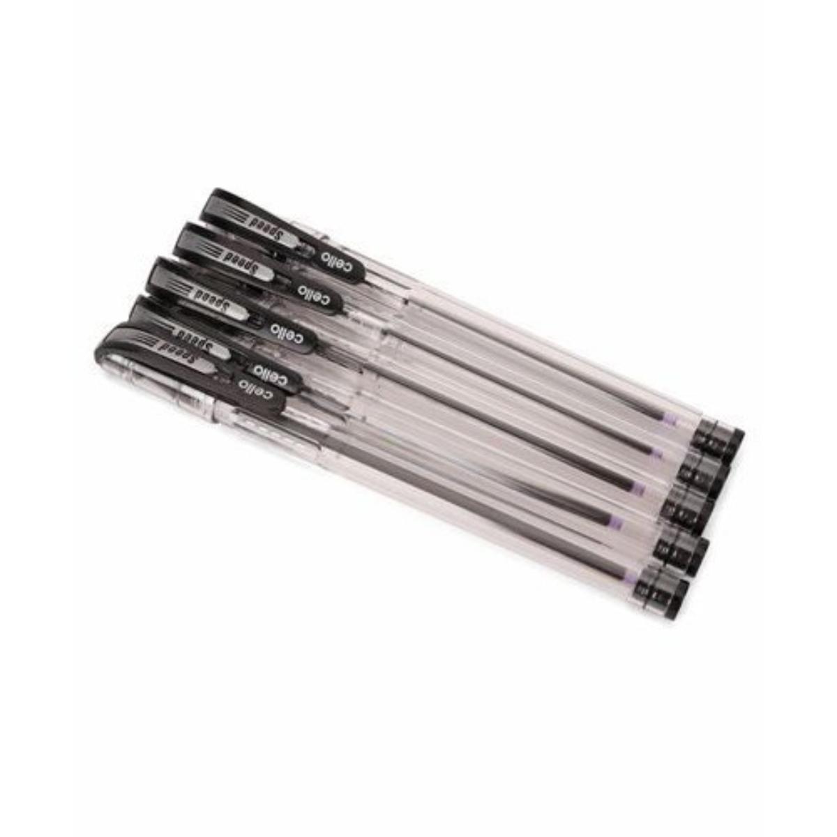 Speed Writing Pens Cello Speed Ball Pens Black Pack of 10 | Ball Pens | Pens | Writing ...