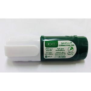 Roco Correction Fluid Pen Metal Tip 8ml-130011002 Roco Correction Fluid Pen Metal Tip 8ml-130011002