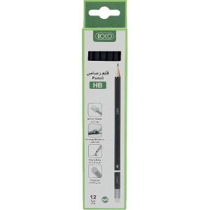 Roco Pencil (HB/With Eraser) 12/Pack - Black Roco Pencil (HB/With Eraser) 12/Pack - Black