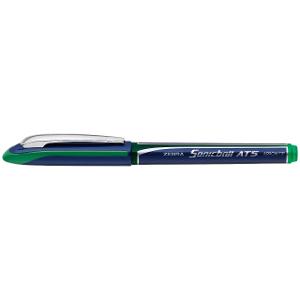 Zebra Sonicball Liquid Ink Roller Pen 0.5mm Arrow Tip Green