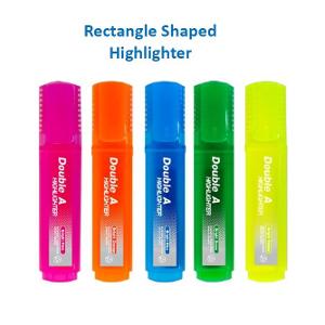 Double A, Highlighter Bright Yellow Chisel Tip