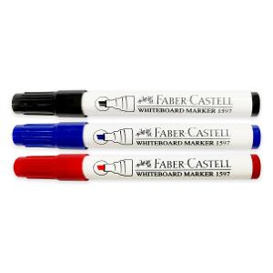 Faber Castell WhiteBoard Marker 1597 Chisel Tip Set Of 3 Colors Faber Castell WhiteBoard Marker 1597 Chisel Tip Set Of 3 Colors