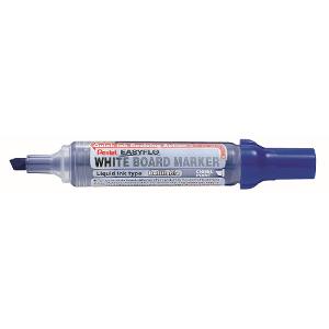 Pentel Easyflo Refillable White Board Marker Chisel Tip Blue